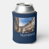 Neurenberg Cityscape Beieren Germany Souvenir Blikjeskoeler (Blikje Achterkant)