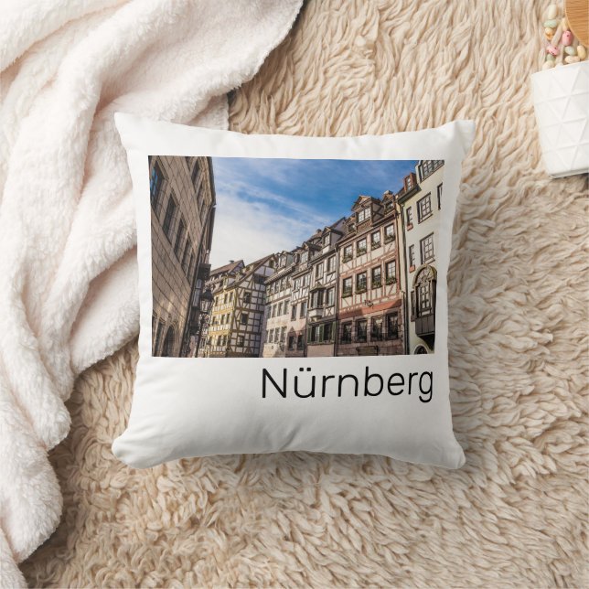 Neurenberg Cityscape Beieren Germany Souvenir Kussen (Deken)