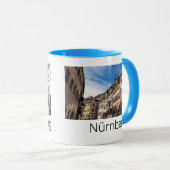 Neurenberg Cityscape Beieren Germany Souvenir Mok (Voorkant rechts)