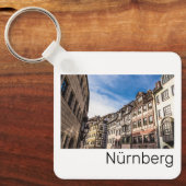 Neurenberg Cityscape Beieren Germany Souvenir Sleutelhanger (Voorkant)