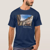 Neurenberg Cityscape Beieren Germany Souvenir T-shirt (Voorkant)