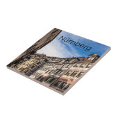 Neurenberg Cityscape Beieren Germany Souvenir Tegeltje (Zijkant)