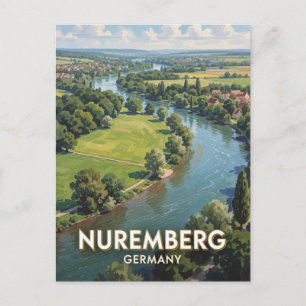 Neurenberg Duitsland Frankische Natuur 🌿 Briefkaart
