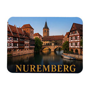 Neurenberg Duitsland Historische Reisbestemming Magneet