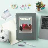 Neurenberg Duitsland Reisposter Sticker (iPad Cover)