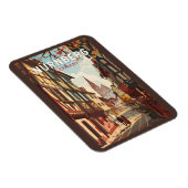 Neurenberg Duitsland Reizen Kunst Vintage Magneet (Rechterzijde)