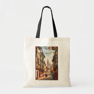 Neurenberg Duitsland Reizen Kunst Vintage Tote Bag