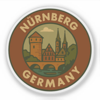 Neurenberg Duitsland Stad Kunst Sticker