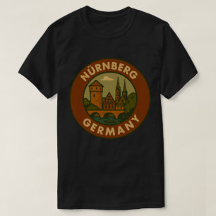 Neurenberg Duitsland Stad Kunst T-shirt
