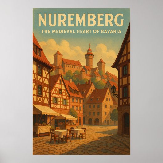 Neurenberg — Het middeleeuwse hart van Beieren Poster (Voorkant)