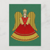 Neurenberg Kerst Engel Briefkaart (Voorkant)