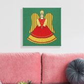Neurenberg Kerst Engel Canvas Afdruk (Insitu (Woonkamer))