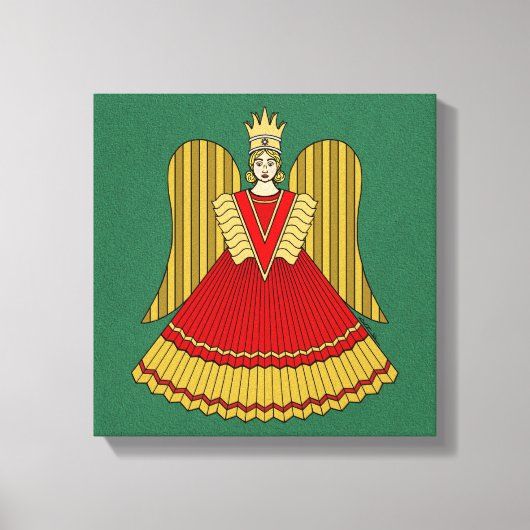 Neurenberg Kerst Engel Canvas Afdruk (Voorkant)