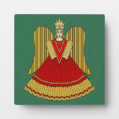 Neurenberg Kerst Engel Fotoplaat (Voorkant)