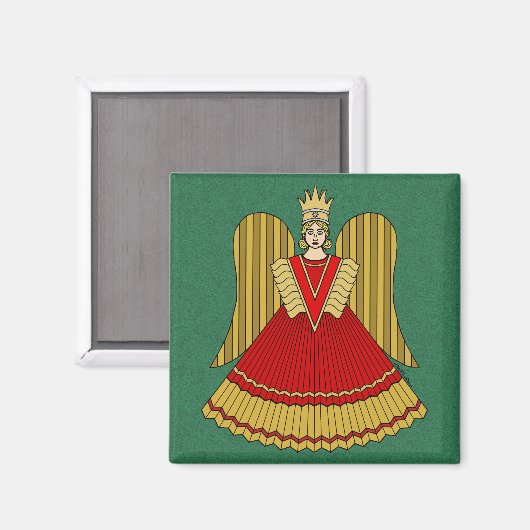 Neurenberg Kerst Engel Magneet (Voorkant / Achterkant)