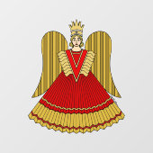 Neurenberg Kerst Engel Raamsticker (Vel)