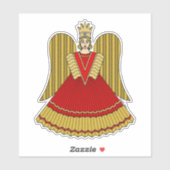 Neurenberg Kerst Engel Sticker (Vel)