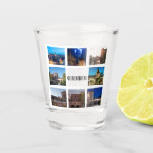 Neurenberg landschappen shot glas (Voorkant)