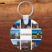 Neurenberg landschappen sleutelhanger (Achterkant)