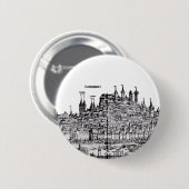 Neurenberg Middeleeuwse stad in Duitsland Ronde Button 5,7 Cm (Voorkant /achterkant)