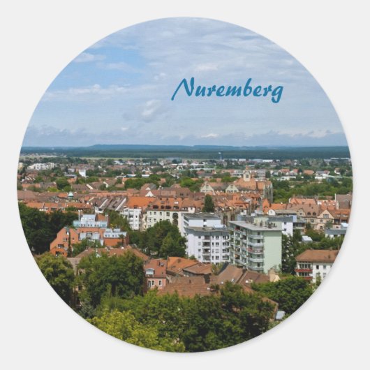 Neurenberg Ronde Sticker (Voorkant)
