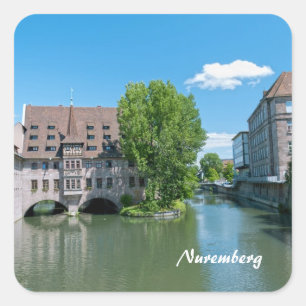 Neurenberg Vierkante Sticker