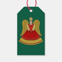 Neurenbergse Kerstengel Cadeaulabel