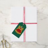 Neurenbergse Kerstengel Cadeaulabel (Met Touw)