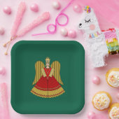 Neurenbergse Kerstengel Papieren Bordje (Feest)