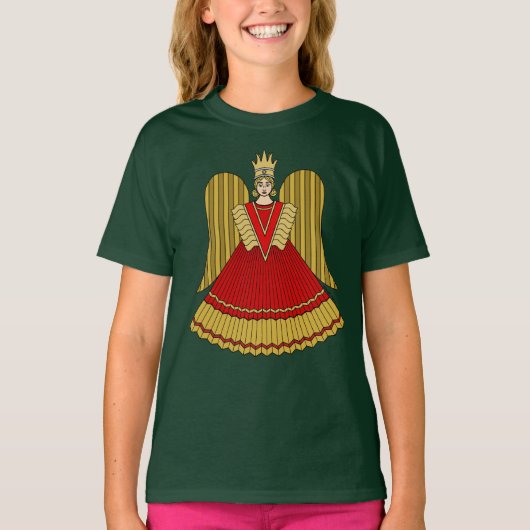 Neurenbergse Kerstengel T-shirt (Voorkant)