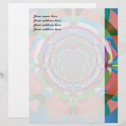 neuriën top persoonlijk briefhoofd (Voorkant / Achterkant)