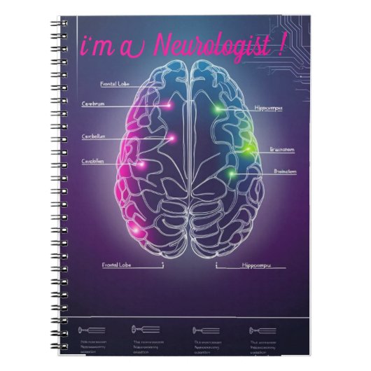 Neuro-anatomie Ik ben een neuroloog Notitieboek (Voorkant)