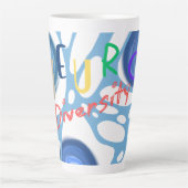 Neuro-autisme Asperger sensorisch Latte Mok (Voorkant)