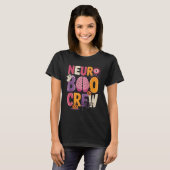 Neuro Boo Crew Halloween Anatomical Brain Anatomy  T-shirt (Voorkant volledig)