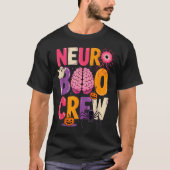Neuro Boo Crew Halloween Anatomical Brain Anatomy T-shirt (Voorkant)