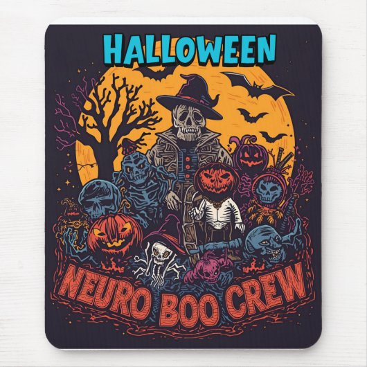 Neuro Boo Crew Halloween Muismat (Voorkant)