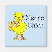 Neuro Chick Text Magneet (Voorkant)
