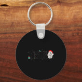 Neuro Christmas Neurology Holiday Neuroscience Nur Sleutelhanger (Voorkant)
