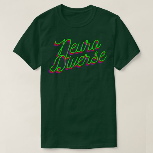 Neuro Diverse Design ADHD Premium T-shirt (Design voorkant)