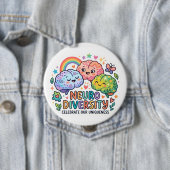 Neuro Diversiteit Grappige Pin knop Ronde Button 4,0 Cm (In situ)