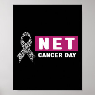 Neuro-endocriene kanker bewustzijn - Wereld NET Ca Poster