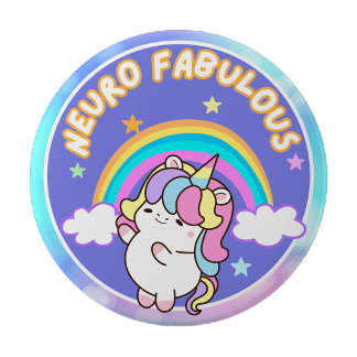 Neuro Fabulous Badge Pin Sensorische Badge Ronde Button 4,0 Cm