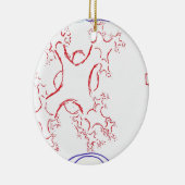 Neuro Fractalis Keramisch Ornament (Rechts)