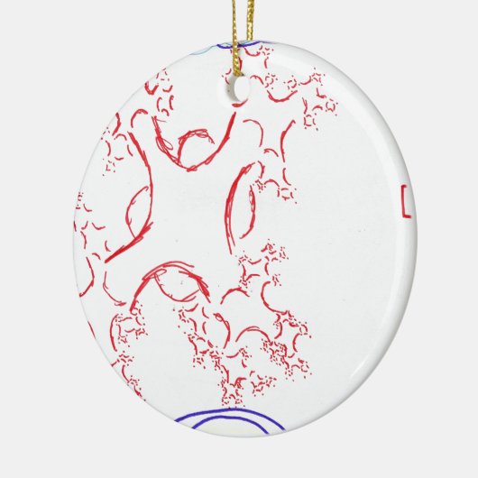 Neuro Fractalis Keramisch Ornament (Links)