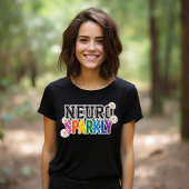 Neuro Glitterend Tri-Blend Shirt