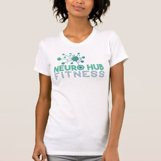 Neuro Hub Fitness Dames Wit Logo T-Shirt
