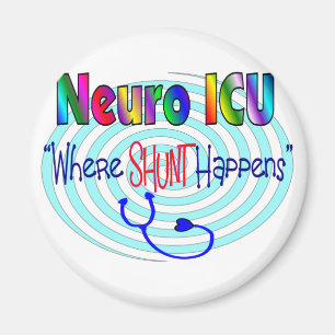 NEURO ICU "where SHUNT Happess" Magneet