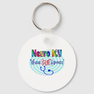 NEURO ICU "where SHUNT Happess" Sleutelhanger