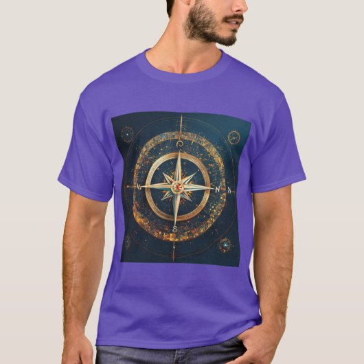 Neuro-Kompas Team Logo - Neurale netwerken leren T-shirt (Voorkant)