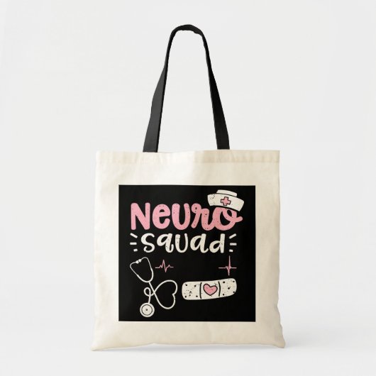 Neuro Neuro Squad Neurse Gezegden Tote Bag (Voorkant)